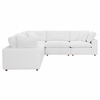 Commix Down Filled Overstuffed 5 Piece Sectional Sofa Set