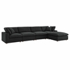 Commix Down Filled Overstuffed 5 Piece Sectional Sofa Set MID-3358