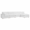 Commix Down Filled Overstuffed 5 Piece Sectional Sofa Set MID-3358