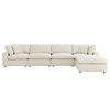 Commix Down Filled Overstuffed 5 Piece Sectional Sofa Set MID-3358