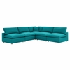 Commix Down Filled Overstuffed 5 Piece Sectional Sofa Set MID-3360