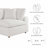 Commix Down Filled Overstuffed 5 Piece Sectional Sofa Set MID-3360