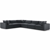 Commix Down Filled Overstuffed 6 Piece Sectional Sofa Set MID-3361