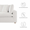 Commix Down Filled Overstuffed 6 Piece Sectional Sofa Set MID-3361