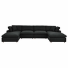 Commix Down Filled Overstuffed 6 Piece Sectional Sofa Set MID-3362