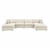 Commix Down Filled Overstuffed 6 Piece Sectional Sofa Set MID-3362