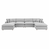 Commix Down Filled Overstuffed 6 Piece Sectional Sofa Set MID-3362