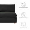 Commix Down Filled Overstuffed 7 Piece Sectional Sofa Set