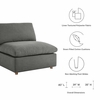 Commix Down Filled Overstuffed Armless Chair
