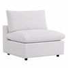Commix Overstuffed Outdoor Patio Armless Chair