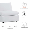 Commix Sunbrella&reg; Outdoor Patio Armless Chair