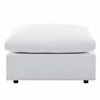 Commix Sunbrella&reg; Outdoor Patio Ottoman in White