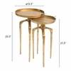 Como Accent Table Set in Antique Gold