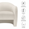 Compose Performance Velvet Accent Chair