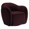 Compose Performance Velvet Swivel Armchair