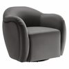 Compose Performance Velvet Swivel Armchair