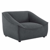 Comprise 2-Piece Living Room Set in Charcoal