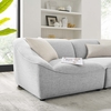 Comprise 2-Piece Loveseat in Light Gray