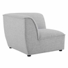 Comprise Corner Sectional Sofa Chair in Light Gray