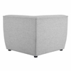 Comprise Corner Sectional Sofa Chair in Light Gray