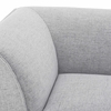 Comprise Corner Sectional Sofa Chair in Light Gray
