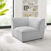 Comprise Corner Sectional Sofa Chair in Light Gray
