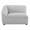 Comprise Left-Arm Sectional Sofa Chair in Light Gray