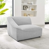 Comprise Left-Arm Sectional Sofa Chair in Light Gray