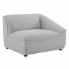 Comprise Right-Arm Sectional Sofa Chair in Light Gray