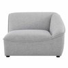 Comprise Right-Arm Sectional Sofa Chair in Light Gray