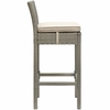 Conduit Bar Stool Outdoor Patio Wicker Rattan Set of 2 MID-3604