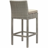 Conduit Bar Stool Outdoor Patio Wicker Rattan Set of 2 MID-3604