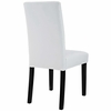 Confer Dining Side Chair Vinyl Set of 4 in White