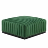Conjure Channel Tufted Performance Velvet Ottoman