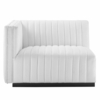 Conjure Channel Tufted Upholstered Fabric Loveseat