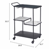 Constanza Bar Cart in Black
