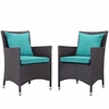 Convene 2 Piece Outdoor Patio Dining Set