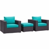 Convene 3 Piece Outdoor Patio Sofa Set