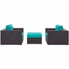 Convene 3 Piece Outdoor Patio Sofa Set