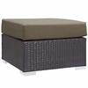Convene 3 Piece Outdoor Patio Sofa Set in Espresso Mocha
