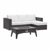 Convene 3 Piece Set Outdoor Patio with Fire Pit MID-3724