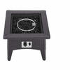 Convene 3 Piece Set Outdoor Patio with Fire Pit MID-3727 in Espresso Turquois