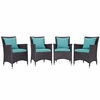 Convene 4 Piece Outdoor Patio Dining Set