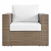 Convene 4-Piece Outdoor Patio Furniture Set in Cappuccino White