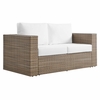 Convene 4-Piece Outdoor Patio Furniture Set in Cappuccino White