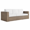 Convene 5-Piece Outdoor Patio Furniture Set in Cappuccino White