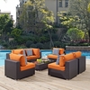 Convene 7 Piece Outdoor Patio Sectional Set MID-2357