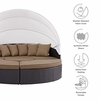 Convene Canopy Outdoor Patio Daybed