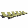 Convene Chaise Outdoor Patio Set of 6