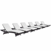 Convene Chaise Outdoor Patio Set of 6